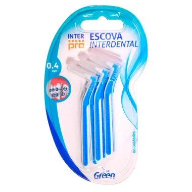 Escova Interdental Green Inter Pro com 6 Unidades