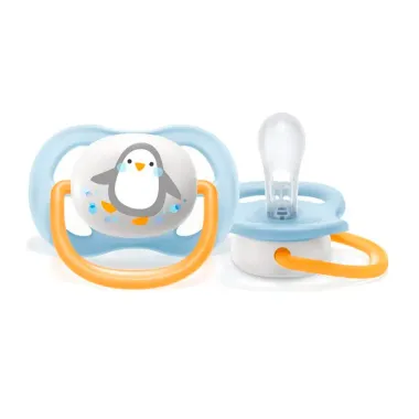 Chupeta Philips Avent Ultra Air Pinguim 0 a 6 Meses com 1 Unidade