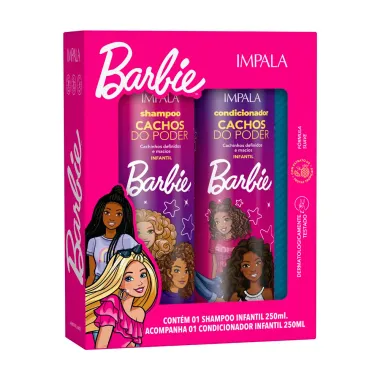 Shampoo e Condicionador Infantil Impala Barbie_1