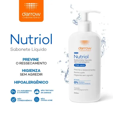 Nutriol Darrow Sabonete L&iacute;quido 240ml