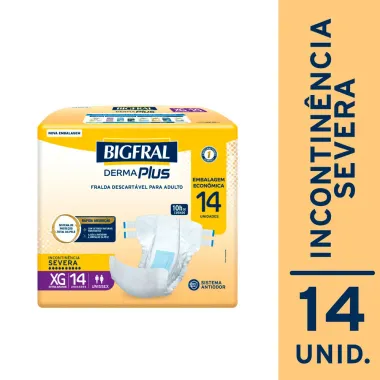 Fralda Geriátrica Bigfral Derma Plus