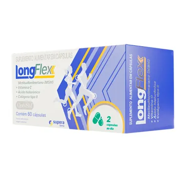 LongFlex Suplemento Alimentar com 60 Cápsulas