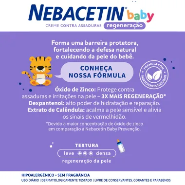 Nebacetin Baby Regeneração Creme Contra Assaduras 60g_3