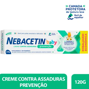 Nebacetin Baby Prevenção Creme Contra Assaduras