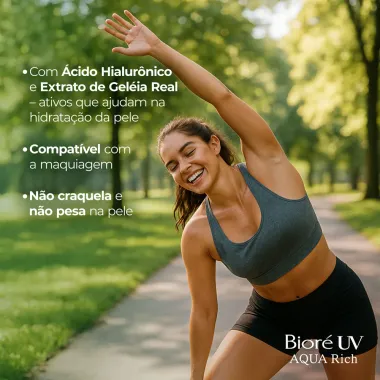 Protetor Solar Bioré Aqua Rich Watery Essence FPS50 com 70g