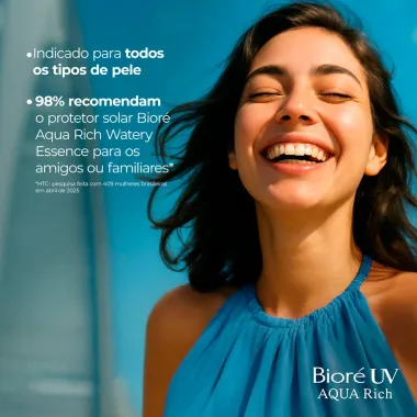 Protetor Solar Bioré Aqua Rich Watery Essence FPS50 com 70g