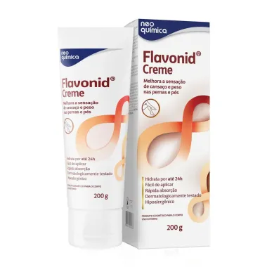 Flavonid Creme Hidratante para Pés e Pernas Cansadas 200g