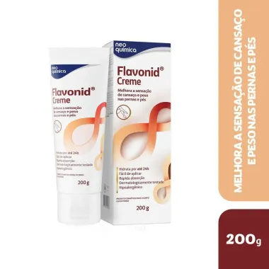 Flavonid Creme Hidratante para Pés e Pernas Cansadas 200g