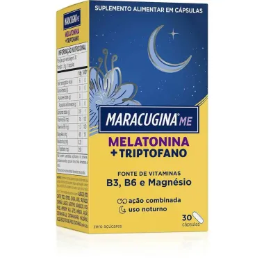 Maracugina ME Melatonina + Triptofano com 30 Cápsulas