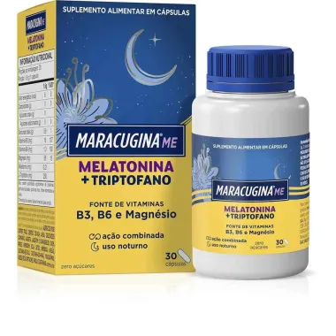Maracugina ME Melatonina + Triptofano com 30 Cápsulas