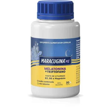 Maracugina ME Melatonina + Triptofano com 30 Cápsulas