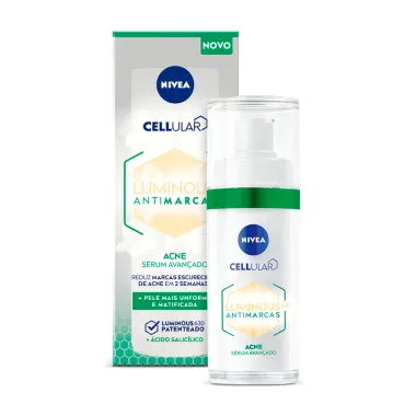 Sérum Nivea Cellular Luminous 630° Antimarcas Acne 30ml Caixa/ Frasco