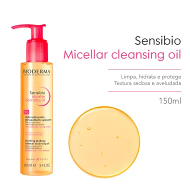 Óleo Micelar Demaquilante Sensibio Bioderma Micellar Cleasing Oil_2