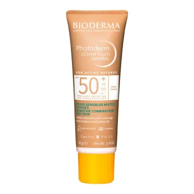 Protetor Solar Facial Photoderm Cover Touch Mineral FPS 50+ Cor Escuro 40g