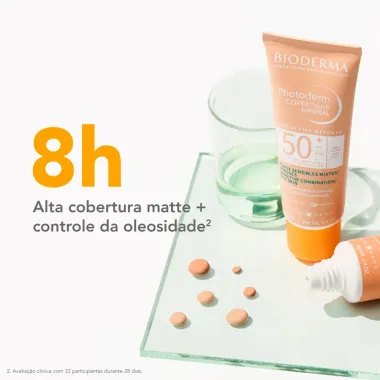 Protetor Solar Facial Photoderm Cover Touch Mineral FPS 50+ Cor Escuro 40g