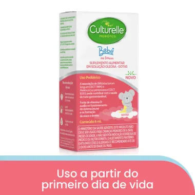 Culturelle Probiótico Bebê Gotas com 6ml