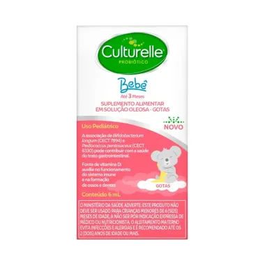 Culturelle Probiótico Bebê Gotas com 6ml