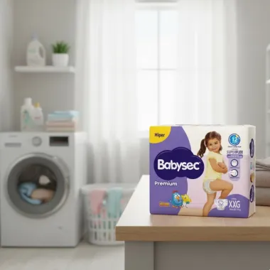 Fralda Infantil Babysec Premium Hiper XXG com 52 Unidades