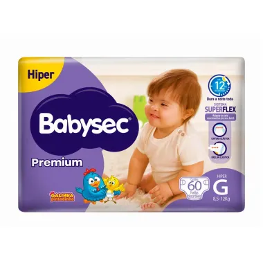 Fralda Infantil Babysec Premium Hiper