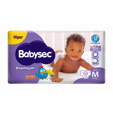 Fralda Infantil Babysec Premium