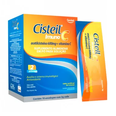 Cistel Imuno C Sabor Laranja com 10 Envelopes de 3g cada