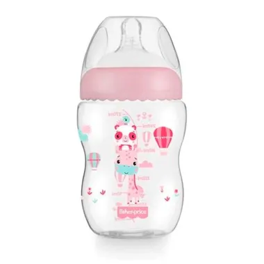 Mamadeira Fisher Price First Moments Rosa 270ml