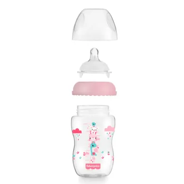 Mamadeira Fisher Price First Moments Anticólica 4+ Meses Cor Rosa Verso