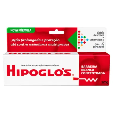 Hipoglos Pomada Contra Assaduras 120g Caixa