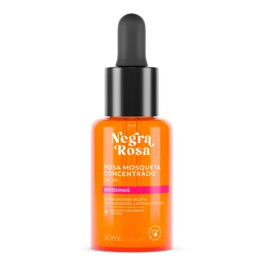 Rosa Mosqueta Negra Rosa Concentrado Facial Antissinais 30ml