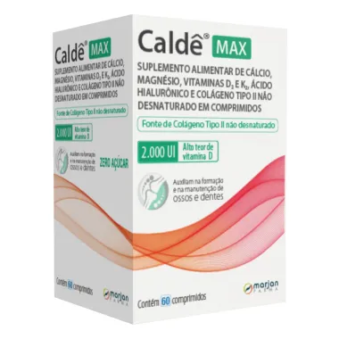 Caldê Max 2.000UI com 60 Comprimidos Frente