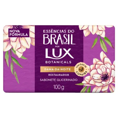 Sabonete Glicerinado Lux Botanicals Dama da Noite 100g Frente