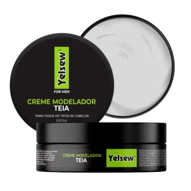 Creme Modelador Yelsew For Men Teia para Todos os Tipos de Cabelo 100g