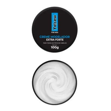 Creme Modelador Yelsew For Men Extra Forte para Todos os Tipos de Cabelo 100g