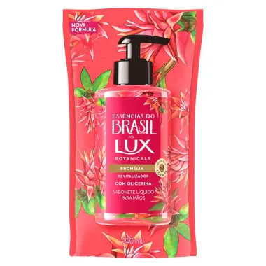 Sabonete Líquido para Mãos Lux Essências do Brasil Bromélia Refil 240ml