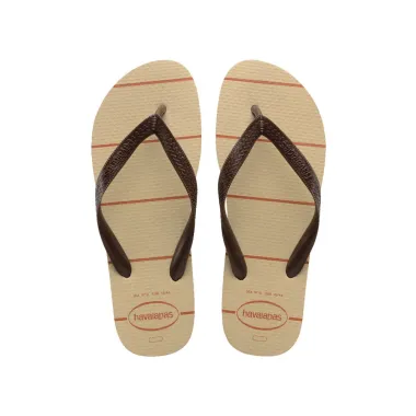 Sandália Havaiana Color Essenential Areia 41/42 com 1 Par