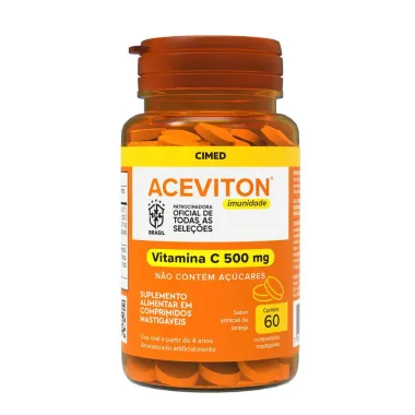 Vitamina C Aceviton Imunidade 60 Comprimido Mastigável