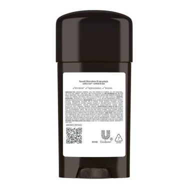 Desodorante Antitraspirante Rexona Clinical Creme Clean 96h com 58g