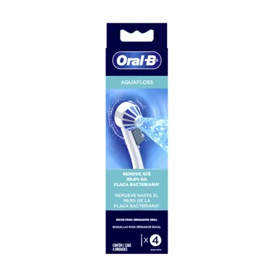 Refil Irrigador Elétrico Oral-B Aquafloss com 4 Unidades