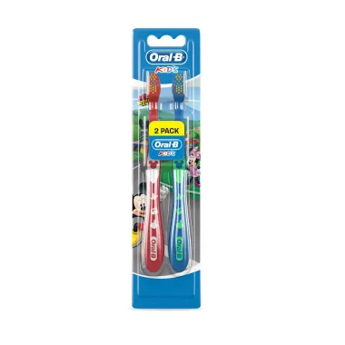 Escova Dental Oral B Kids Disney Mickey Cores Sortidas com 2 Unidades