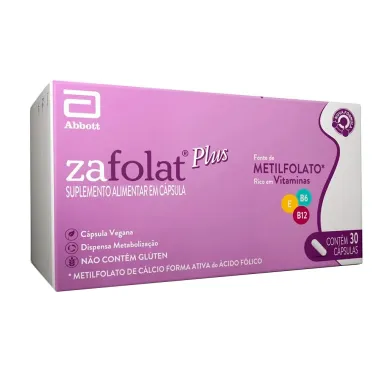 Zafolat Plus com 30 Cápsulas