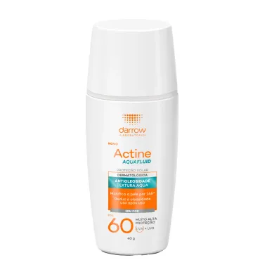 Protetor Solar Actine Aquafluid FPS 60 sem Cor 40g