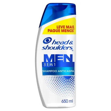 Shampoo Anticaspa Head & Shoulders Men 3 em 1 650ml