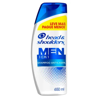 Shampoo Anticaspa Head & Shoulders Men 3 em 1 650ml