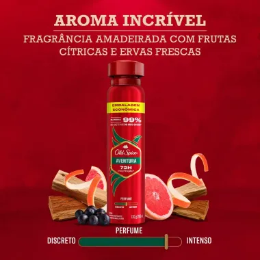 Desodorante Old Spice Aventura Aerossol Antitranspirante  200ml