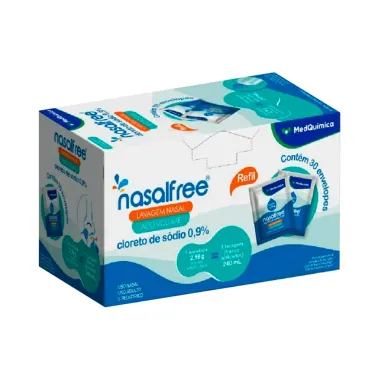 Nasalfree Alto Volume 9mg/ml Pó para Solução Nasal Refil