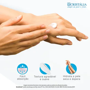 Dermidrata Ureia 10% Creme de Hidratação Intensa e Prolongada Pele Seca e Áspera 60g