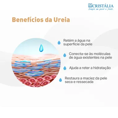 Dermidrata Ureia 10% Creme de Hidratação Intensa e Prolongada Pele Seca e Áspera 60g