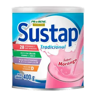 Sustap Tradicional Sabor Morango 400g