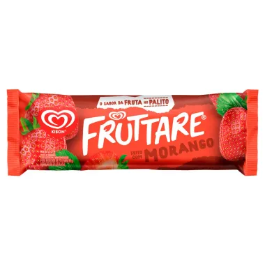 Picolé Kibon Fruttare Morango 55g Pacote