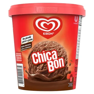 Sorvete Kibon ChicaBon Chocolate 800ml